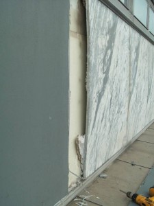 Failure of Entergy Building panels