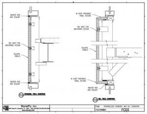 Prepanelized Spandrel and Sill Condition