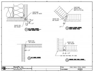 Stone Panels Typical Corner